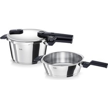Fissler Vitaquick Glossy Düdüklü Tencere 4,5+2,5 Litre
