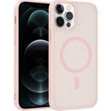 Teleplus iPhone 12 Pro Kılıf Mat Babet Manyetik Şarj Kapak
