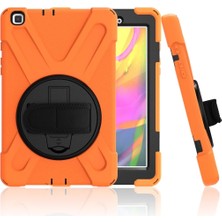 Zemira Home Newface Samsung Galaxy T290 Tab A 8 Kılıf Amazing Tablet Kapak - Turuncu