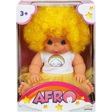Bucuks Mey Ithalat® 20040 Afro Kıvırcık Saçlı Bebek 23 cm -
