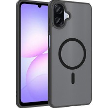 Teleplus Samsung Galaxy A07 Kılıf Mat Babet Manyetik Araç Tutucu Kapak
