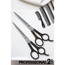 Bucuks Mey Ithalat® Berber Makası 2 Adet Profesyonel 6.5 Inç Çelik