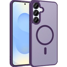 Teleplus Samsung Galaxy A57 Kılıf Mat Babet Manyetik Araç Tutucu Kapak