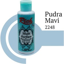 Bucuks Mey Ithalat® Rich Multi Surface 2248 Pudra Mavi Akrilik Boya 120 cc