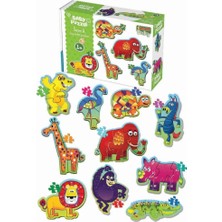 Bucuks Mey Ithalat® 1727 Baby Puzzle Benim Ilk Puzzlem Orman Hayvanları