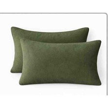 Ayzen Home 2 Li Düz Kadife 30 x 50 Kırlent Kılıfı