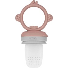 Bucuks Mey Ithalat®   Silikon Püre Meyve Sebze Emziği Woody Brown / Powder Grey