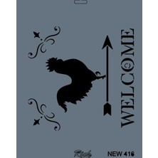 Bucuks Mey Ithalat® Rich New Seri N-416 Stencil 35X25 cm