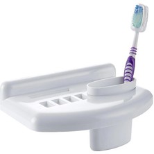 Bucuks Mey Ithalat®  Banyo Diş Macunu Diş Fırçası Tutacağı Bardağı Fırçalık Stand
