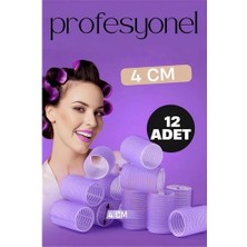 Bucuks Mey Ithalat® 4 cm Bigudi Saç Bigudisi Profesyonel 12 Adet