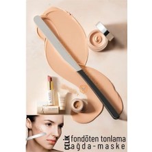Bucuks Mey Ithalat® Maske Sıvı Fondöten Tonlama Spatulası Çelik
