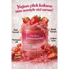 Liochea Çilek Özlü Body Scrub Besleyici Arındırıcı Batık Karşıtı Yoğun Nemlendirici Vücut Peelingi 300 gr