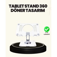 Bucuks Mey Ithalat® Ayarlanabilir Şeffaf Tablet Standı Kaymaz Silikon Tabanlı