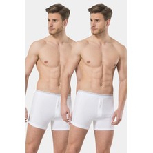 Türen Erkek Likrali Dügmeli Boxer 2'li Paket
