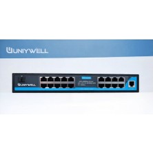 UNIYWELL16+2 + 1 Sfp Port Poe Switch Yönetilebilir
