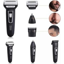 Bucuks Mey Ithalat® 3'lü Set Saç Sakal Kesme Traş Makinesi Burun Kılı Alma Tıraş Makinesi