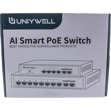 Uniywell Unıywell8+2 + 1spf Port Poe Swicth