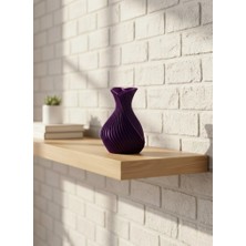 Bucuks Mey Ithalat® Kalpli Mor Mini Vazo 5 cm Dekoratif Masa Üstü Aksesuar