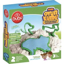 Bucuks Mey Ithalat® Bu-Bu Games Oyun Kumu ve Çiftlik Hayvan Kalıplı Set 500 gr