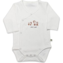 Bucuks Mey Ithalat®   Curly Lamb Uzun Kol Kravuze Body 17111 Bej Mavi Ekru