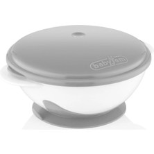 Bucuks Mey Ithalat®  vakumlu Mama Tabağı 565 Gri