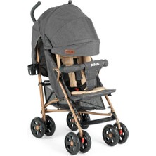 Bucuks Mey Ithalat®   Strong Baston Bebek Arabası Antrasit Gold