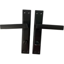 Bucuks Mey Ithalat® Adil Riva Mat Siyah Wc Kapı Kolu