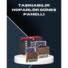 Bucuks Mey Ithalat® Çok Fonksiyonlu Solar Radyo Bluetooth USB Sd Kartlı Taşınabilir Hoparlör