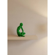 Bucuks Mey Ithalat® Dekoratif Insan Figürü Yeşil