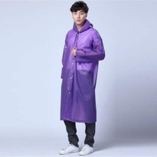 Eleven Markets Unisex Mor Yağmurluk