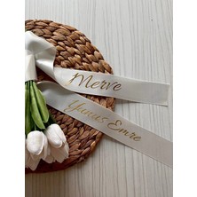 Nuksoc Söz Nişan Düğün Nikah Isteme Gelin Çiçeği Kurdelesi Isteme Çikolatası Kurdelesi