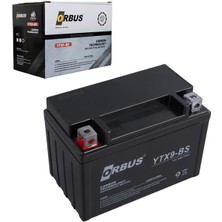 Epilons Ytx9-Bs 12V 9A Motosiklet Aküsü (150 x 86 x 107 Mm) (2.84KG)