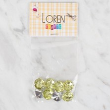 Çarşı Point Loren Crafts 8 Li Yeşil Düğme - 0210