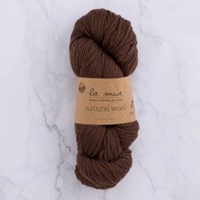 Çarşı Point La Mia Natural Wool Acı Kahverengi El Örgü Ipi - H7 - 33602