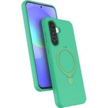 Epilons Samsung Galaxy A26 Regal Magsafe Standlı Kapak - Yeşil
