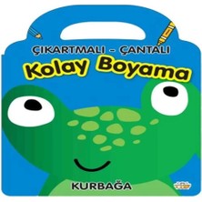 Epilons Kurbağa - Çıkartmalı-Çantalı Kolay Boyama