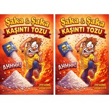 İlkyaz Fashion 2 Adet Kaşıntı Tozu Şaka Kaşıntı Tozu Eğlence Şaka Amaçlı Toz