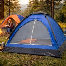 Epilons Buffer® 3 Kişilik Kamp Çadırı Manuel Kurulum Düz Kapılı Outdoor Dayanıklı Kamp Doğa Çadırı 200 x 20