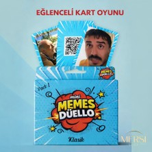 Mersi Shop Mini Memes Düello Klasik Deste 1 Kart Oyunu Eğlenceli Party Oyunu