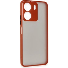 Epilons Redmi 13C Kılıf Montreal Silikon Kapak - Kırmızı