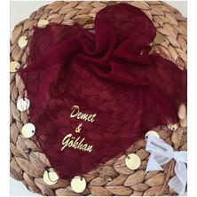 Nuksoc Söz Nişan Düğün Sünnet Halay Mendili Kişiye Özel Isimli 1 Adet Fiyatıdır.