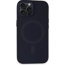 Epilons Iphone 15 Pro Max Kılıf Oslo Magsafe Kapak - Lacivert