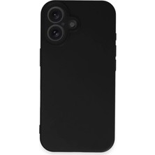 Epilons Iphone 16 Kılıf First Silikon - Siyah