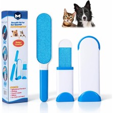 Tüy Toz Temizleyici Fırça Seti 2'li Mavi