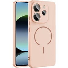 Nanospace Xiaomi Redmi Note 14 4g Ile Uyumlu Kılıf M-Safe Şarj Özellikli Meta Kapak