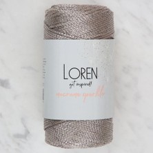 Çarşı Point Loren Macrame Sparkle Simli Vizon El Örgü Ipi - Rm