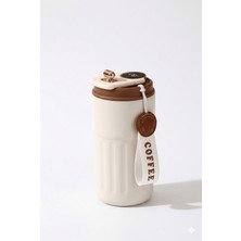 Gökyüzü Işığı Dijital Sıcaklık Göstergeli 450 ml Paslanmaz Çelik Termos-Kupa Bardak