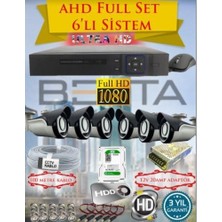 Epilons 2mp Ahd 1080P 6 Kameralı Güvenlik Seti