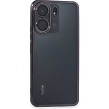 Epilons Redmi 13C Kılıf Lensli Silikon - Mor