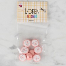 Çarşı Point Loren Crafts 8 Li Yavruağzı Bebe Düğme - 377